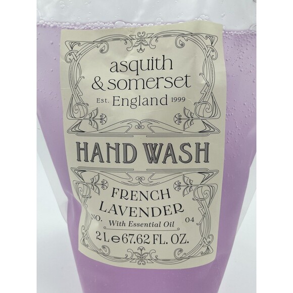 ASQUITH & SOMERSET ENGLAND " FRENCH LAVENDER " Hand Wash Refill Pouch Huge 67 oz - Picture 2 of 6